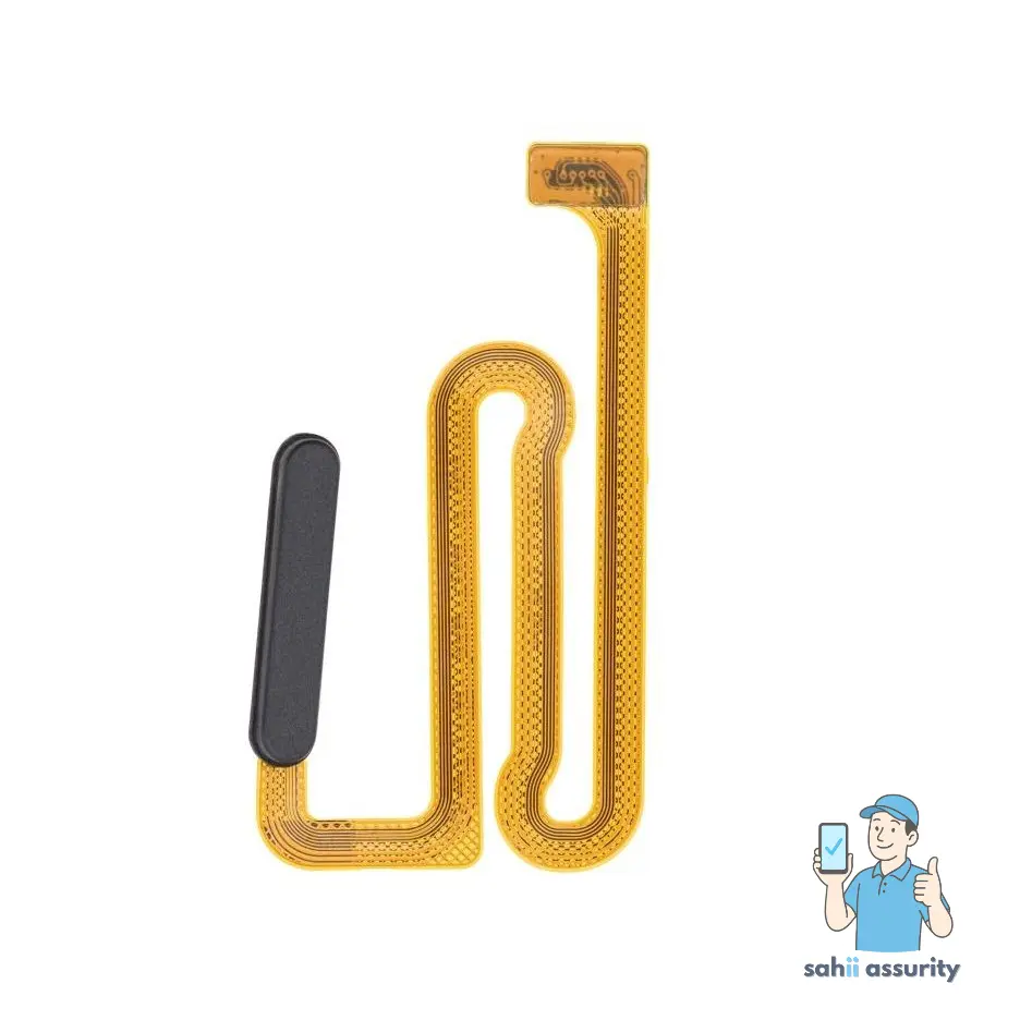 Fingerprint Sensor with Flex Cable for Samsung Galaxy A12 Black thumbnail
